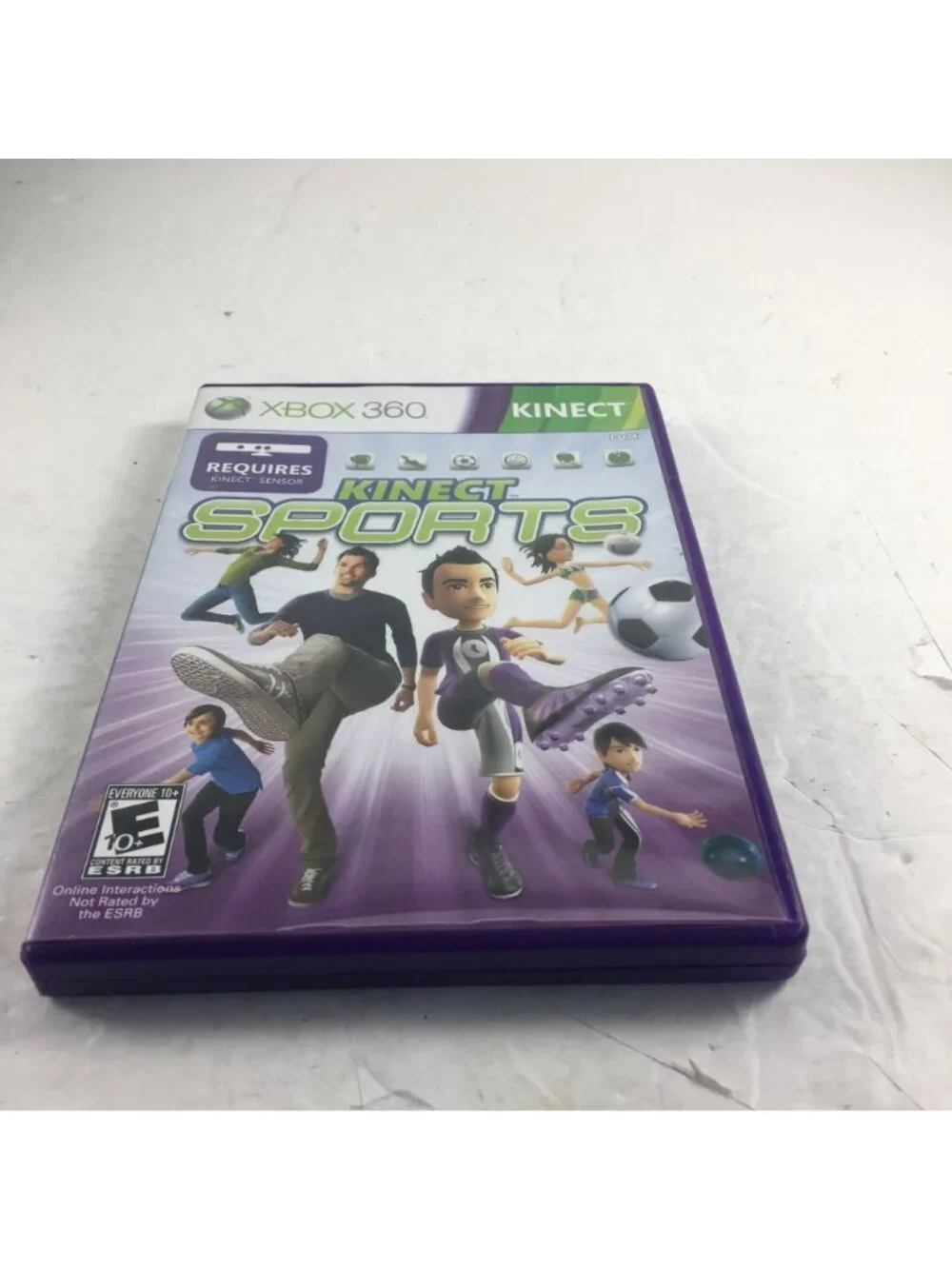 MICROSOFT XBOX 360 KINECT SPORTS MANUAL INCLUDED